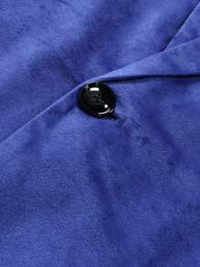 Manfinity AFTRDRK 1 件装 男士秋季休闲绅士撞色披肩领单扣西装外套