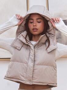 Musera Sport Cropped Puffer Vest, For Padel, Tennis, Pickleball