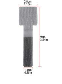 20Pcs Nylon Self Adhesive Cable Ties Reusable Adjustable Length Cord Organizer Wire Management Straps With Strong Backing Tape For Home Office Car Workshop Storage Solutions