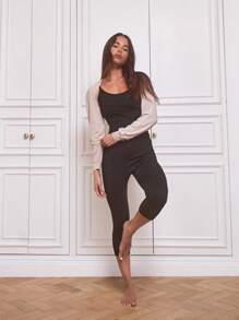 Musera Sport Knitted Bolero Top ,Padel, Tennis, Pickleball Gym - Brown - View 5