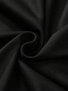 PAVTROS 男士肖像印花连帽长袖运动衫，男士图案秋冬黑色连帽衫，适合朋友、丈夫、男朋友的礼物 - 黑色 - 查看 3