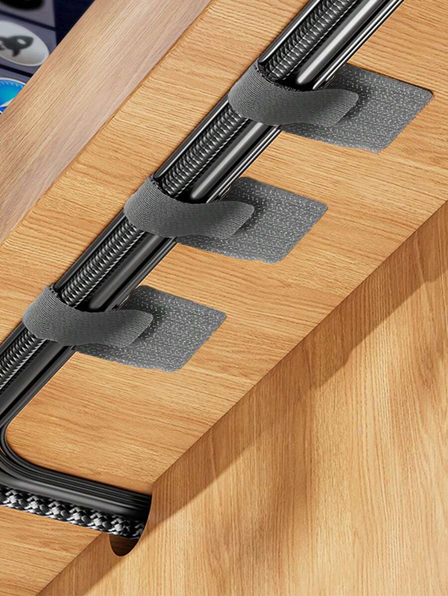 20pcs Zip Ties, SelfAdhesive Power Cord, Data Cable Storage And Cable