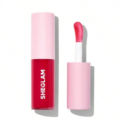 SHEGLAM Jelly Wow 有色唇油-Pinky Swear 保濕唇彩高光澤亮澤不沾唇保養保濕睡眠面膜唇妝 品牌 美容 化妝 化妝品 適合女性與女孩 完美搭配夏季春季 Y2K 時尚 流行 生日 母親節禮物 假期 派對準備就緒 最佳顏色
