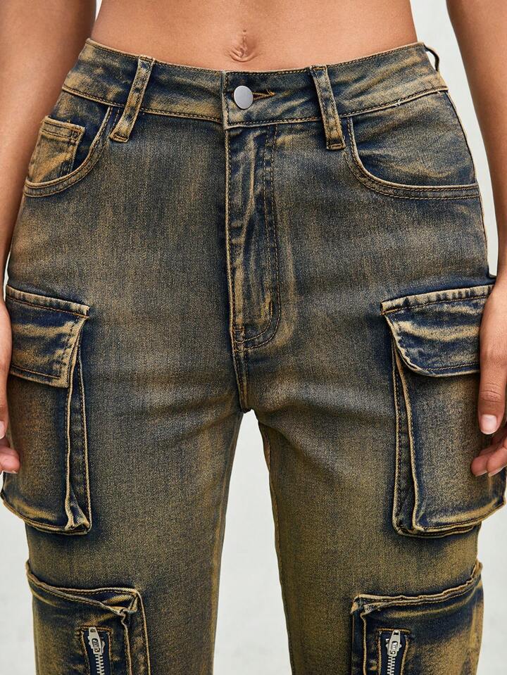 パンツ 2000s foravi grunge flare paint denim 2000s foravi grunge flare paint denim
