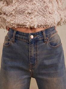 WESTFADE Premium Denim Cotton Tinted Stretch Skinny Jeans - Medium Wash - View 6