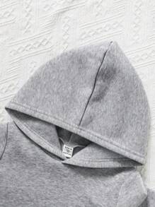 2 件套年轻女孩“显然我有一种态度”印花圆领运动衫和羊毛裤套装，适合日常休闲、上学和外出穿着，秋冬季