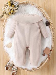 SHEIN Pelele con capucha para niña bebé/niña pequeña de moda y lindo