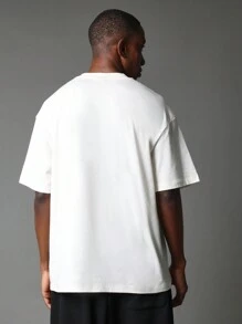 SUMWON Regular Fit Short Sleeve Essential Tee - Beige - View 2