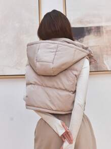 Musera Sport Cropped Puffer Vest, For Padel, Tennis, Pickleball