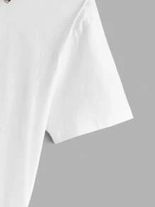 Manfinity Homme 2 Stück Herren Gestricktes Polohemd und Gewobene Shorts Set