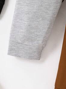 SHEIN 3pcs Young Boy Solid Color Waist Tie Drawstring Loose Fit Casual Sweatpants - Multicolor - View 3