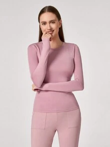 TaskEZ V-Neck Long Sleeve Knitted High Elastic Women's Uniform Scrub Top, Two Colors, Health Check Surgical Uniforms Top Women's Solid Colors Pet Grooming Work Uniforms Top Nutritionist Work Short Sleeve Lab Work Women's Scrub Tops, Multi-Pocket Functional Work Top - Multicolor - View 13