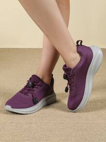 CUCCOO BASICS Women's Casual Thick Sole Breathable Mesh Sports Running Shoes Tainers