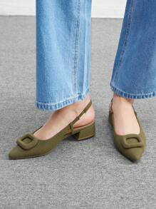 CUCCOO BIZCHIC Women's Pointed Toe Solid Color Comfortable Flat Casual Loafers Spring Shoes Spring Break Easter