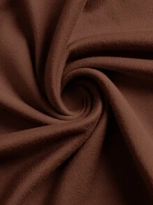 SHEIN BASICS Bộ 3 món/Bộ đồ liền thân dệt kim cổ tròn không tay bó sát màu trơn cho nữ, đồ liền thân ấm cúng sang trọng cho thanh thiếu niên - màu nâu - Xem 9