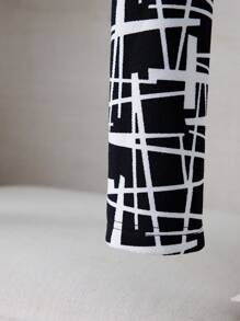 EMERY ROSE Women's Casual Full-Print Cropped Jacket, Spring & Autumn - Multicolor - View 6