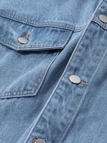 DAZY Chaqueta vaquera de estilo casual y urbano para mujer, ropa de otoño