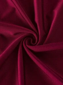 SHEIN MOD 1 pieza Vestido largo de tirantes de mujer con cintura fruncida y línea A de unicolor