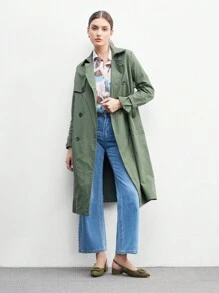 CUCCOO BIZCHIC Women's Pointed Toe Solid Color Comfortable Flat Casual Loafers Spring Shoes Spring Break Easter