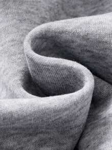 2 件套年轻女孩“显然我有一种态度”印花圆领运动衫和羊毛裤套装，适合日常休闲、上学和外出穿着，秋冬季