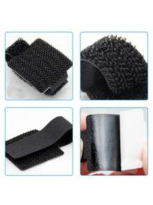 20Pcs Nylon Self Adhesive Cable Ties Reusable Adjustable Length Cord Organizer Wire Management Straps With Strong Backing Tape For Home Office Car Workshop Storage Solutions