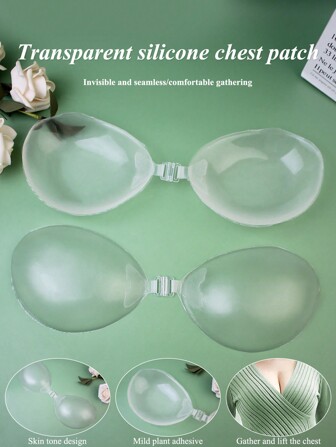 Shapelle Forme 硅胶胸罩、隐形胸罩、4X 加厚 3D 硅胶胸罩、婚纱露背胸罩