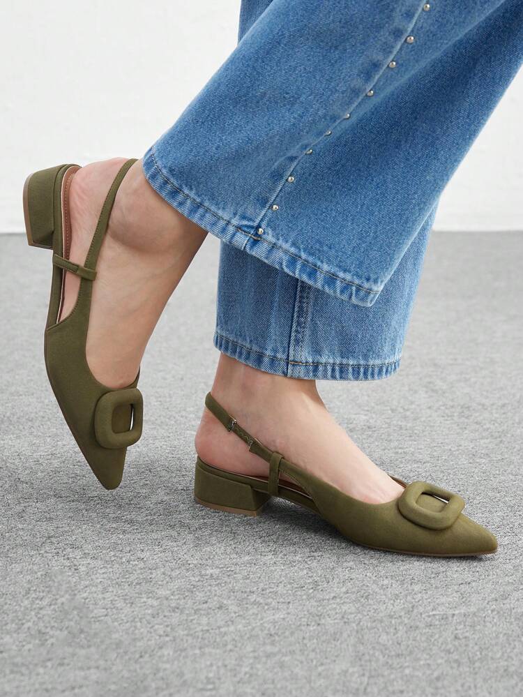 CUCCOO BIZCHIC Women's Pointed Toe Solid Color Comfortable Flat Casual Loafers Spring Shoes Spring Break Easter For Christmas Spring Shoes