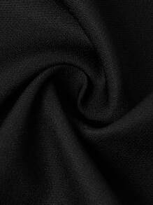 Plus Size Women Jacket, Long Sleeve Blazer With Multi-Buttons Retro Digital Print Fall Winter Cloth For Women Autumn - Black - View 5