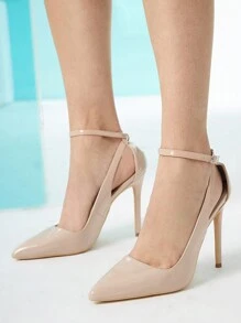 CUCCOO BIZCHIC 女士时尚百搭高跟鞋圣诞节秋季新年假期