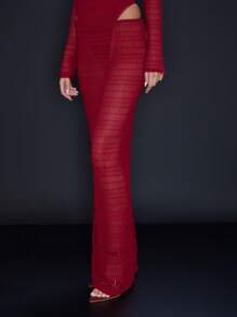 MUSERA 褶皱长裙，优雅夏日性感派对装扮 - 銀色 - 查看 3