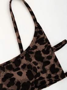 EgrlEra Women Leopard Print Crop Camisole - Multicolor - View 4