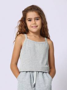 SUMWON Tween Girls Rib Tank Top, Jogger And Pink Check Shirt With Chicago Graphic Print 3 Piece Set
