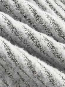 SHEIN EZwear Multi-Color Plus Size Women's Round Neck Long Sleeve T-Shirt Set - Multicolor - View 10