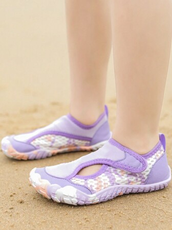 Kids Unisex Fashion Casual Water Shoes, Breathable Beach Sandals, Five Fingers Non-Slip Swimming Shoes