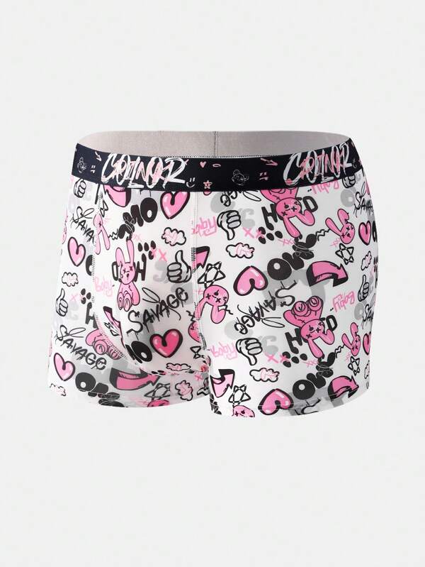 Boxer Uomo Con Stampa Integrale