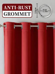 1 pieza Cortina opaca de unicolor de alta precisión, estilo minimalista moderno, adecuada para dormitorio, sala de estar, decoración de balcón