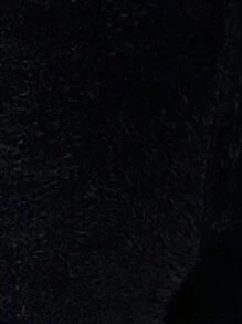 Aloruh Autumn Winter New Fluffy Warm Tight Lifting Shaping Versatile Leggings - Black - View 6