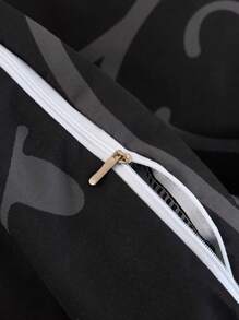 SmileyWorld® | SHEIN 卡通表情设计床上用品套件 - 彩色 - 查看 6