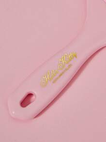 HELLO KITTY AND FRIENDS | SHEIN Cartoon & Floral Pattern Pink Hand Held Air Cushion Hair Brush - Pink - View 5