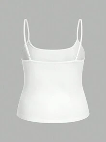 Comfortcana 3pcs/Set Plus Size Women Casual Tight Fitting Camisole Tops, Suitable For Summer - Multicolor - View 6