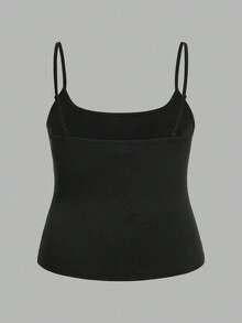 Comfortcana 3pcs/Set Plus Size Women Casual Tight Fitting Camisole Tops, Suitable For Summer - Multicolor - View 4