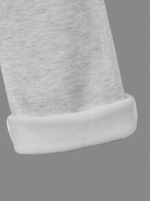 3 件套 Tween Girl 超大吊带背心、短款套头连帽衫和宽腿运动裤套装，街头时尚，灰色 - 灰色 - 查看 6