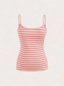 2pcs/Set Casual Black & White Solid Color Versatile Plus Size Women Camisole Tank Top, Suitable For Summer - Multicolor - View 11
