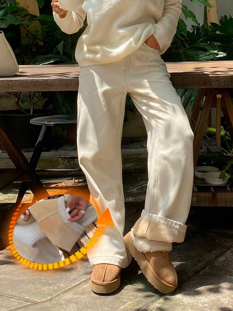 Loose Straight-Leg Women's Jeans