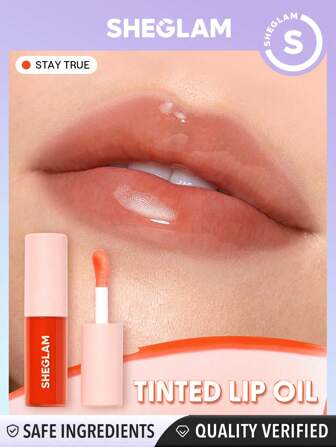 Jelly Wow Tinted Lip Oil-Stay True Lucidalabbra Idratante Lucidalabbra Brillante Cura Labbra Non Appiccicosa Maschera Idratante Per Dormire Trucco Labbra Laurea Compleanno Vacanza Estate Autunno Y2K Elegante Moda Donne Trucco Cosmetico Festa Spiaggia Viaggio Campeggio All'Aperto Scuola Campus Gita Festival Decorazione Regalo Presente Rosa Ragazza Cosplay Migliore Colore Fascino Atmosfera