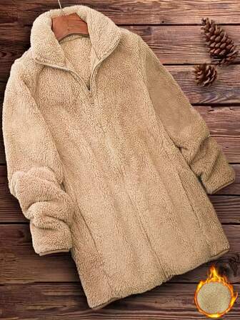 Zip Up Teddy Coat