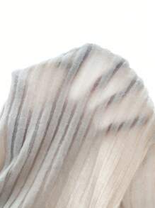 SHEIN Maternidad Vestido tank tejido de canalé - Beis - Ver 6