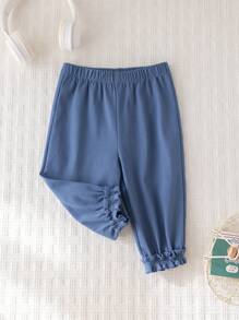 Cozy Pixies Baby Mädchen einfache Elastikbund Lässig Loose Hosen - marineblau - Übersicht 3