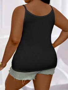 SHEIN Clasi Plus Size Solid Color Camisole Top