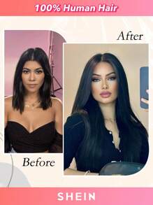 Premium Tape In Hair Extensions Human Hair Skin Weft Tape In Straight Thick Natural Hair Extensions 150G Tape In Hair Tape Ins Hair Extensions - S1 - View 7